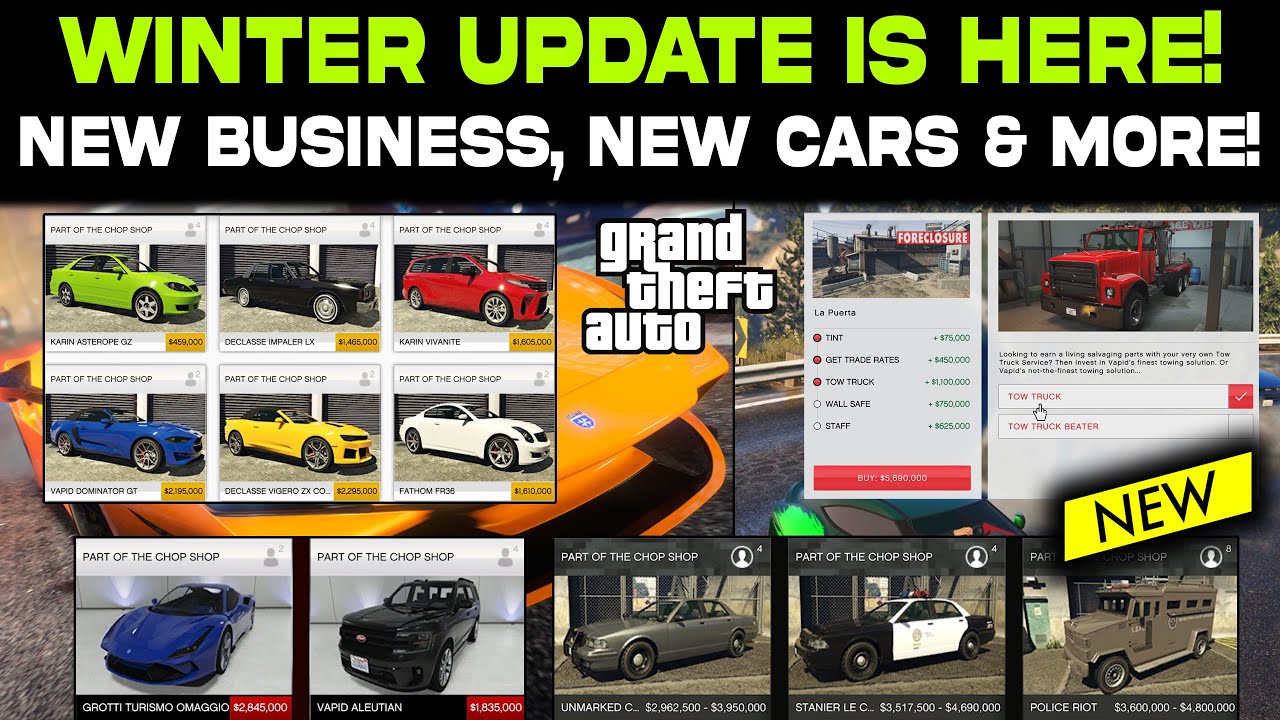 GTA Online Chop Shop update: Drift Races, animals, new cars and Salvage  Yard - Mirror Online