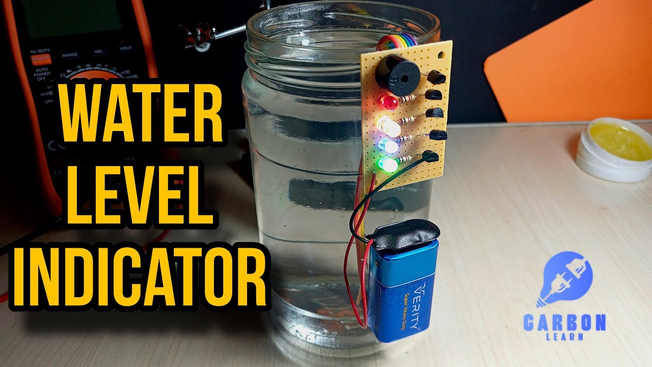 DIY Water Level Indicator Circuit Using BC547 | Simple Electronics Project