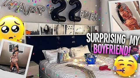 SURPRISING MY BF FOR HIS BIRTHDAY( this was his re...