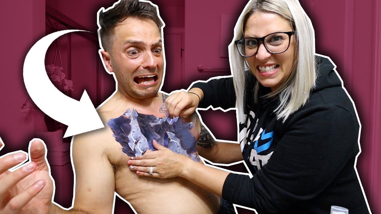 Депиляция моего мужа воском пошла не так! *ОЙ*