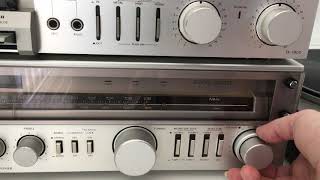 ONKYO TX-2000 Receiver + ONKYO TA-1900 Tape deck + CP-1015A Turntable