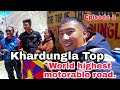 leh Ladakh || eng sub || khardungla || world highest motorable road || Honda || Tibetan vlogger ||
