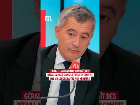 Miniature de la vidéo : Gérald Darmanin reconnaît des défaillances dans la prise en compte des violences faites aux mineurs.