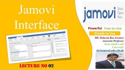 Lecture 2: Introduction to Jamovi Interface