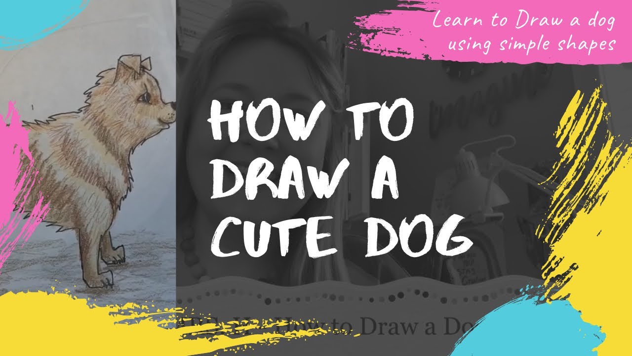 How to Draw a Cute Dog - YouTube