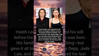 The Heartbreaking Truth About Heath Ledger’s Will 💔 #Shorts