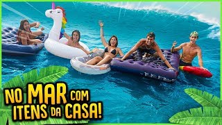 QUEM FICAR MAIS TEMPO NO MAR COM ITENS DA CASA GANHA 5000 R$!! [ REZENDE EVIL ]