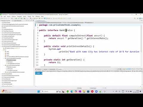 #32 Static & Private Methods in Java Interfaces | Explained with Examples