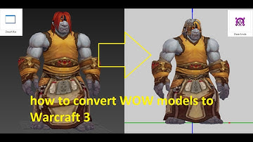 How to Convert WOW models to Warcraft 3 (MDX)