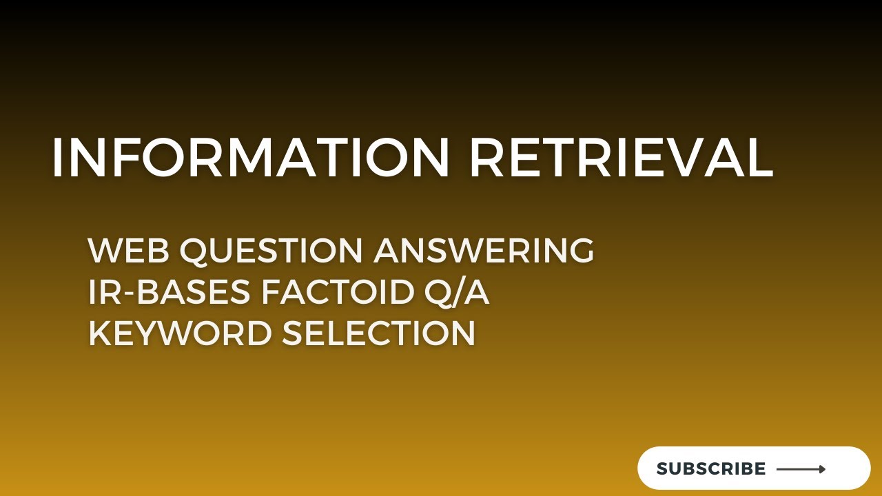 3.2 Web Question Answering, IR-based Factoid Q/A (2/4)