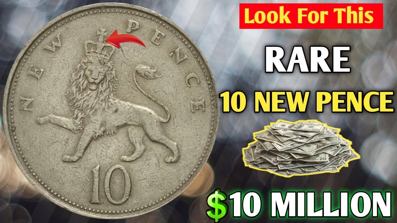 DO YOU HAVE THESE TOP 3 MOST RARE & VALUABLE UK ELIZABETH 10 NEW PENCE WORTH BIG MONEY!