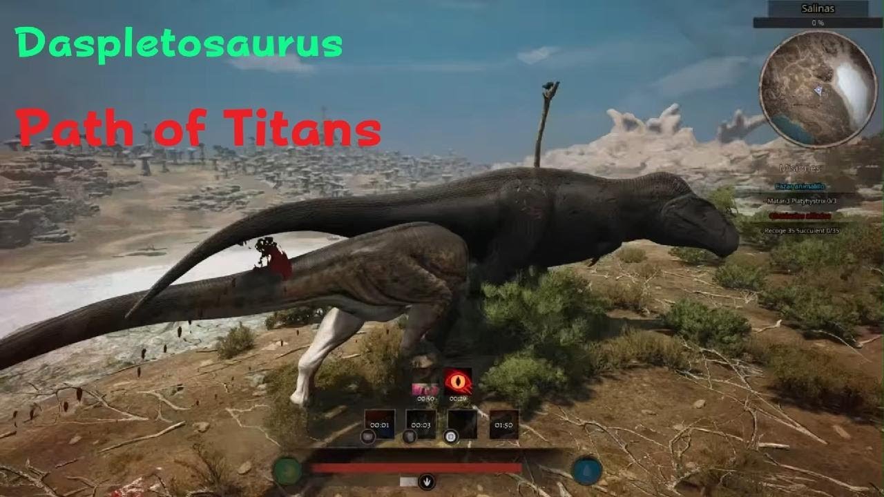 Path of Titans | Daspletosaurus - batlle for territory