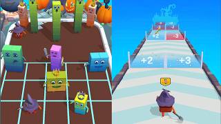 Number Cube 3D Run Merge Master Satisfying Merge Run | FusionGames screenshot 3