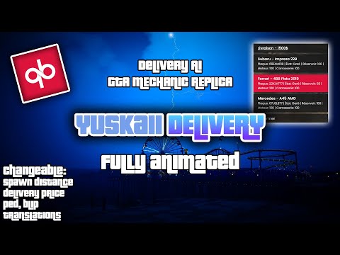 🌠 Yuskaii-DELIVERY | AI DELIVERY | MECHANIC | QBCORE | FiveM