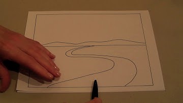 Landscape Quilts - Design - Creating Distance Using Curved Lines