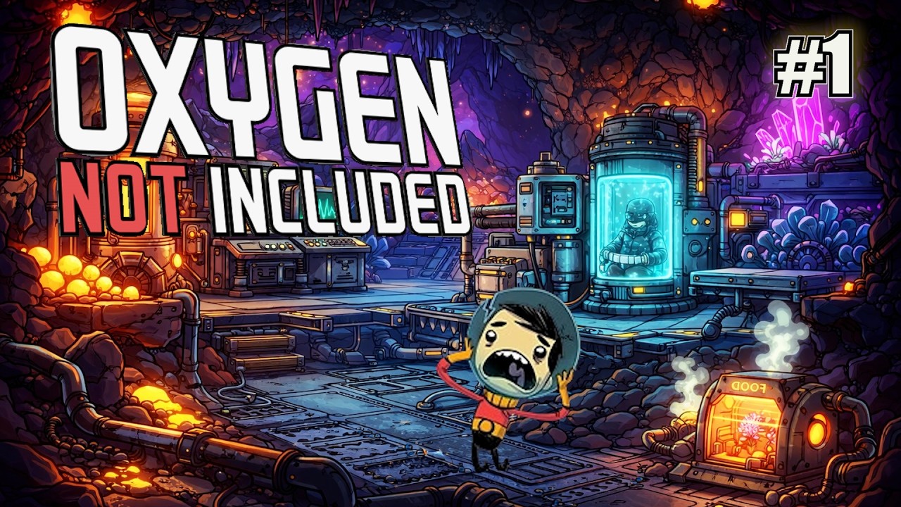 ПЕРВЫЙ ВЗГЛЯД НА КИСЛОРОД НЕ ЗАВЕЗЛИ или OXYGEN NOT INCLUDED. №1