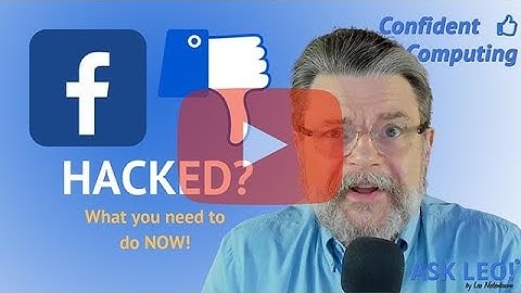 Confident Computing 👍 #839 - Facebook Hacked? What You Need to Do NOW!