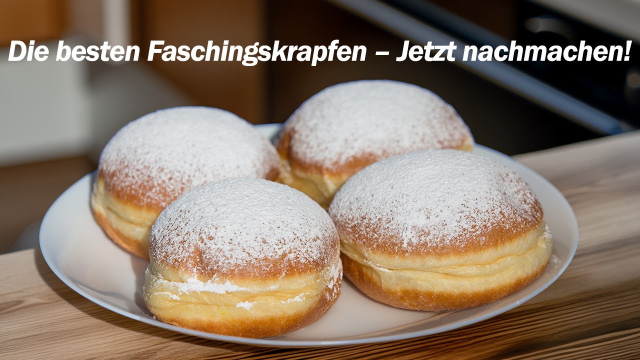 Krapfen backen: Faschingskrapfen einfach selber machen - mit Textanleitung | Berliner