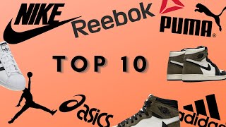 TOP 10 DES MEILLEUR MARQUES DE CHAUSSURES AU MONDE (les plus vendues)