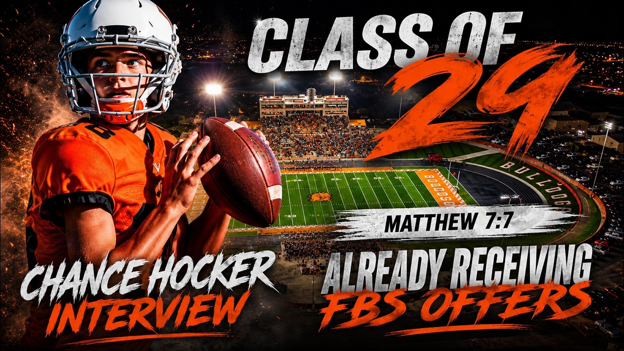 QB Receiving FBS Offers in the 8th Grade - Chance Hocker Interview