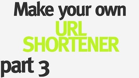 Make Your Own URL Shortener - Part 3 - Inserting Links