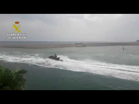 Desarticulada una organización que utilizaba motos acuáticas para introducir hachís desde Ceuta