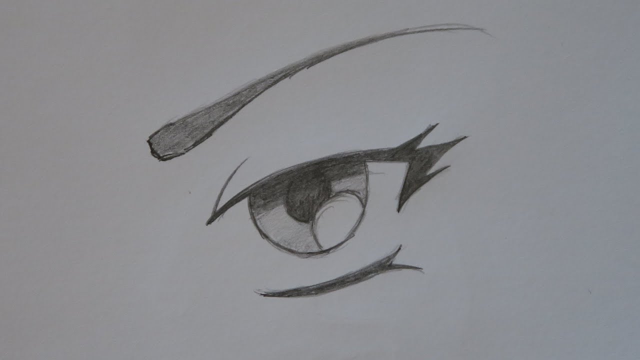 How To Draw Female Anime Eye | Easy Step By Step Pencil Sketch Tutorial 👁️