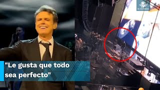 Luis Miguel hace "berrinche" en el escenario por esta razón y se viraliza