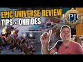 ACHTBAAN ONRIDES, TIPS EN FINAL REVIEW VAN UNIVERSAL EPIC UNIVERSE IN ORLANDO! VOLLEDIG OVERZICHT!