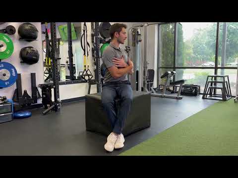 Seated trunk rotate and tilt drill