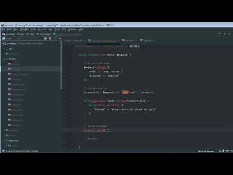 Full Stack Web Development Course  - Admin Panel - Authentication -3Logging in admin user and guards