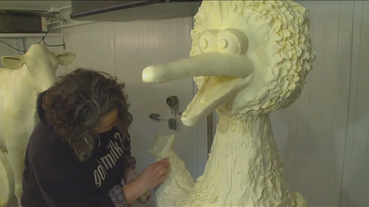 Iowa State Fair Butter Cow YouTube