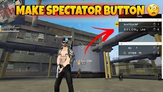 Create Spectator👀 Buttons in FreeFire Craftland (Easy Script !)