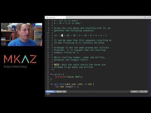 Euler #14 in Rust - Longest Collatz sequence