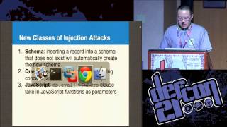 Celebrity Defcon 21 - Abusing NoSQL Databases Profile