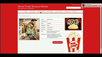 Java, JSP And MySQL Project On Movie Ticket Booking System