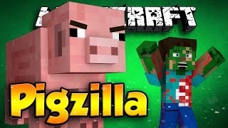 Pig Meteors Mod - PIGZILLA! (Minecraft Mod Showcase)