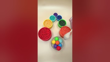 Enchanting Beads, Colorful Pearls, Beautiful Gems Reverse Visual ASMR  #dominomarble #reverse