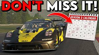 The Sports Car Races You Can't Miss In iRacing Season 3