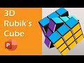 3D Rubik's Cube - PowerPoint Speed Art