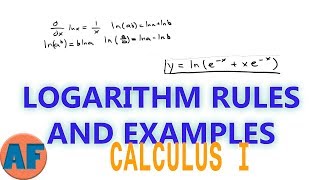Logarithmic Differentiation and Rules With Solved Examples