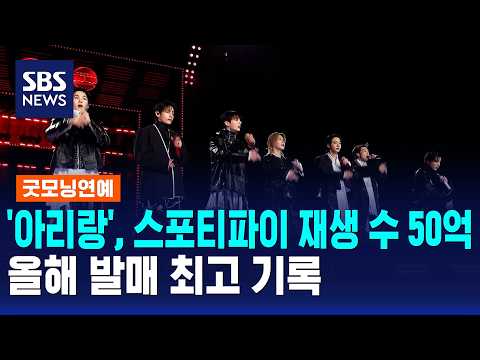 'Arirang' Surpasses 5 Billion Streams on Spotify.. Highest Record for an Album Released This Year...
