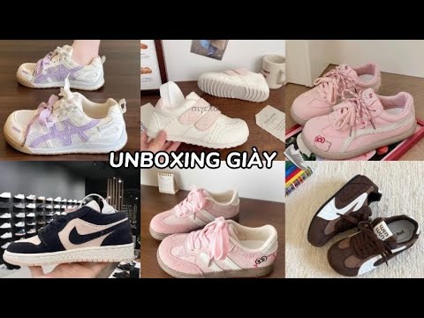Unbox giày siêu xinh, siêu cute cho các nàng đi học, đi chơi 🩰 #unboxing #xuhuongyoutube #viral - youtube