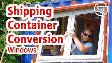 Windows - Shipping Container Conversion - Container Home Office