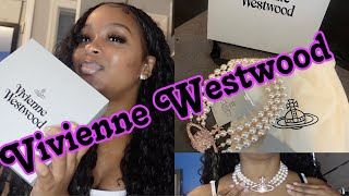 Vivienne Westwood Three Row Pearl Bas Relief Choker Review & Un-boxing | Danielle Denise