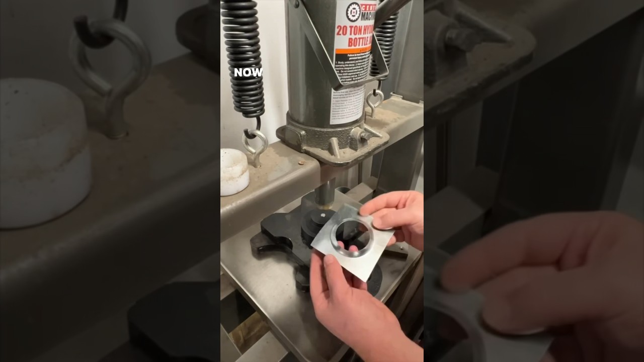 Testing some more 3d printed dimple dies 