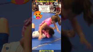 Girl Overcomes from Perfect TrapGirl vs BoySubmission #grappling #shorts #nogi#wrestling#jiujitsu