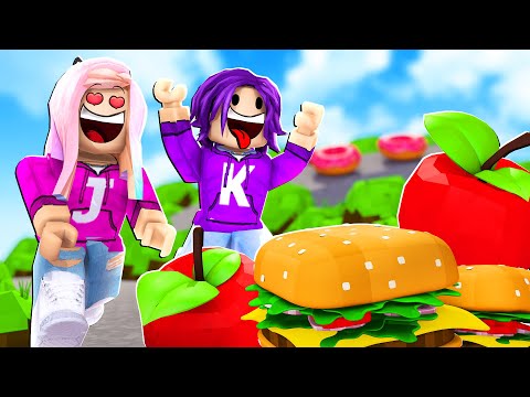 Eat Food, Get Big, & Run an Obby! 🍔🍎| Roblox: Food Run Obby