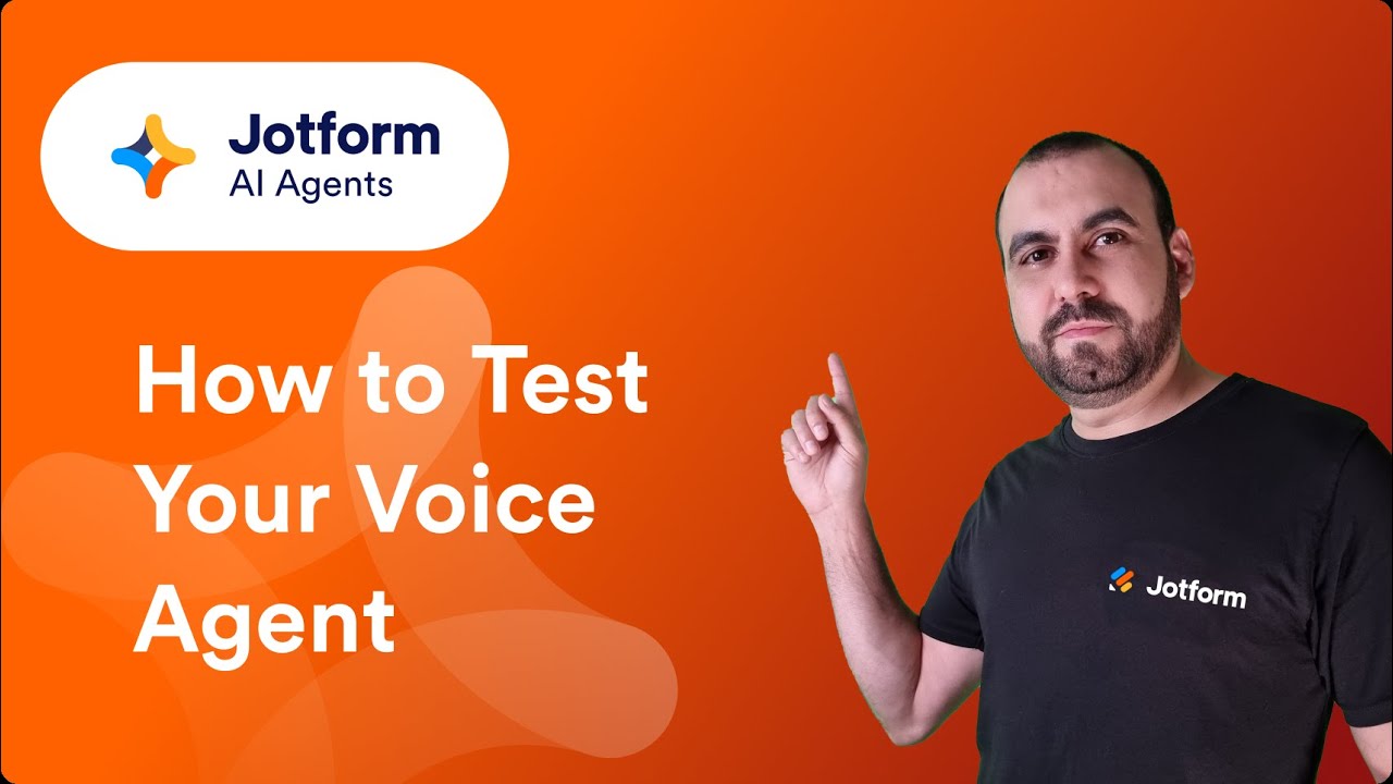 How to Test a Voice AI Agent in Jotform (Beginner’s Guide)