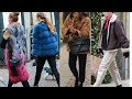 Shearling Coats, Flying Jackets &amp; Fur Coats are back in style this season Street Style ITALY #vogue